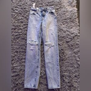 Levi’s Premium 501 Distressed Straight Jeans
